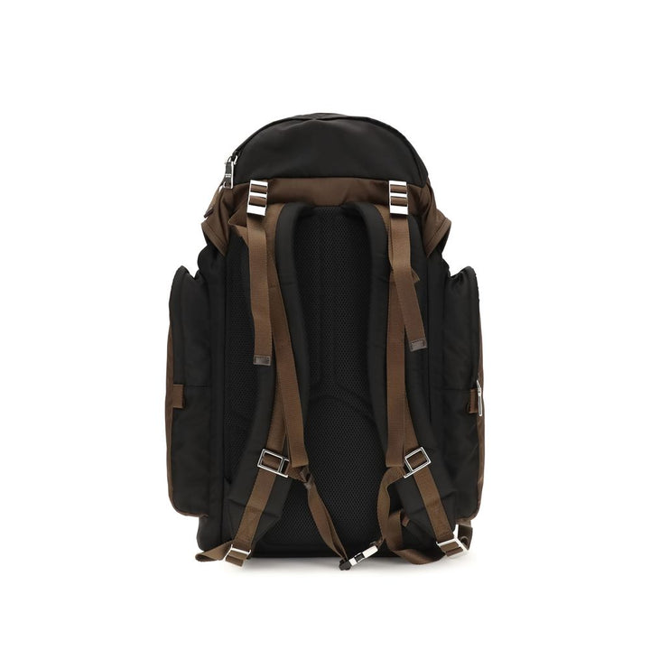 Prada Brown Recycled Polyamide Backpack