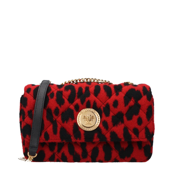Versace - Red Wool Shoulder Bag