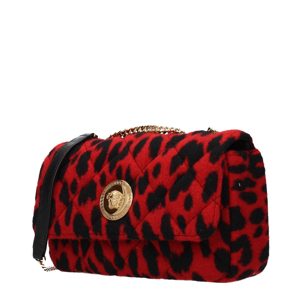 Versace - Red Wool Shoulder Bag