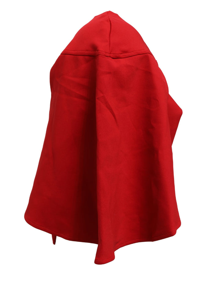 Dolce &amp; Gabbana Women Red Polyester Whole Head Wrap Capello Hat