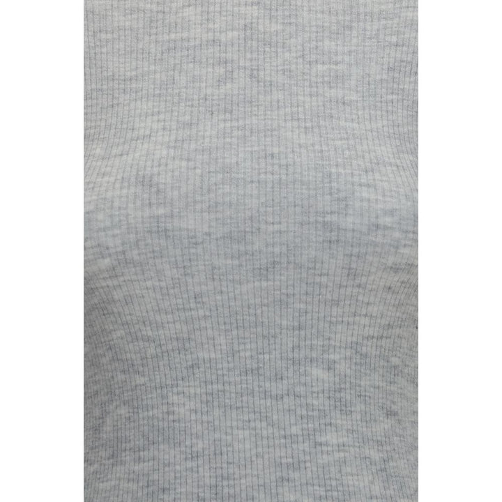 Brunello Cucinelli Gray Cashmere Sweatshirt