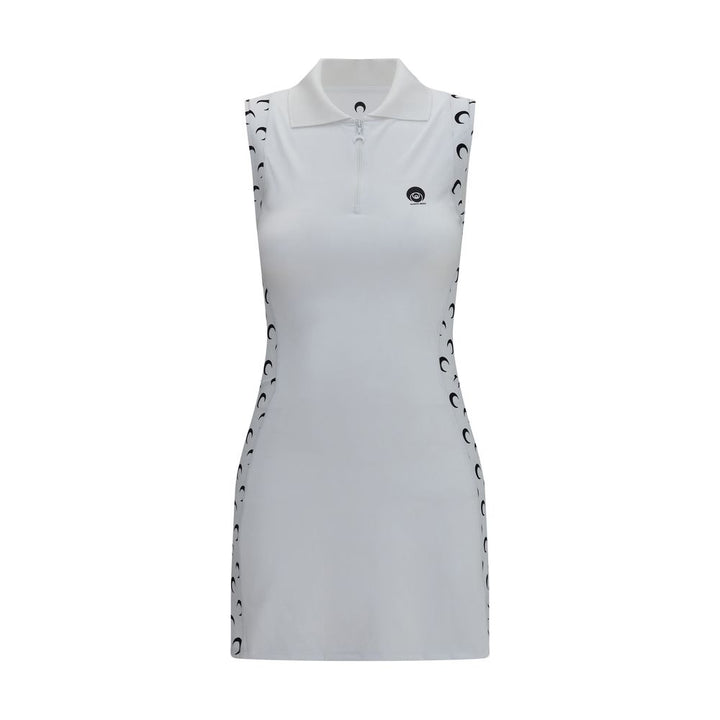 Marine Serre White Polyamide Casual Dress