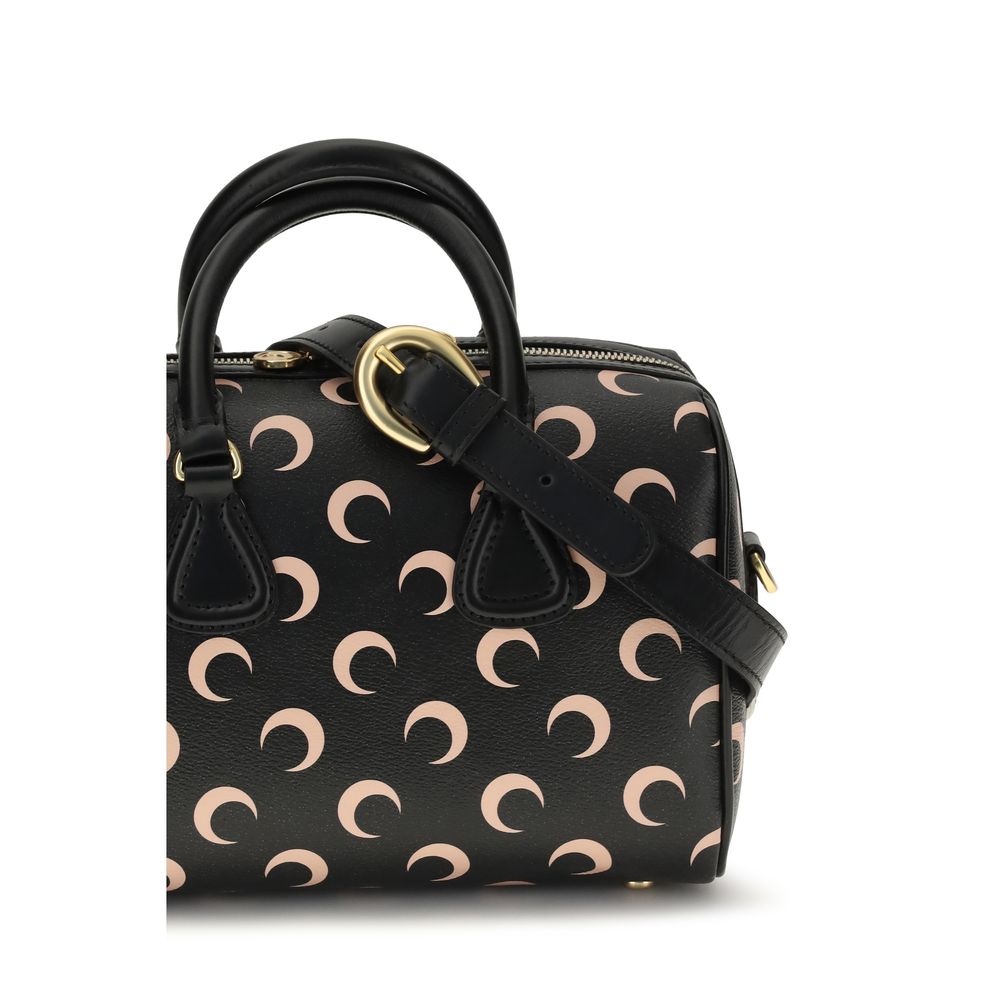 Marine Serre Black Polyethylene Handbag