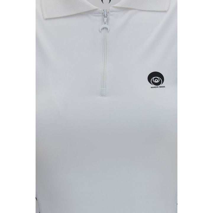 Marine Serre White Polyamide Casual Dress