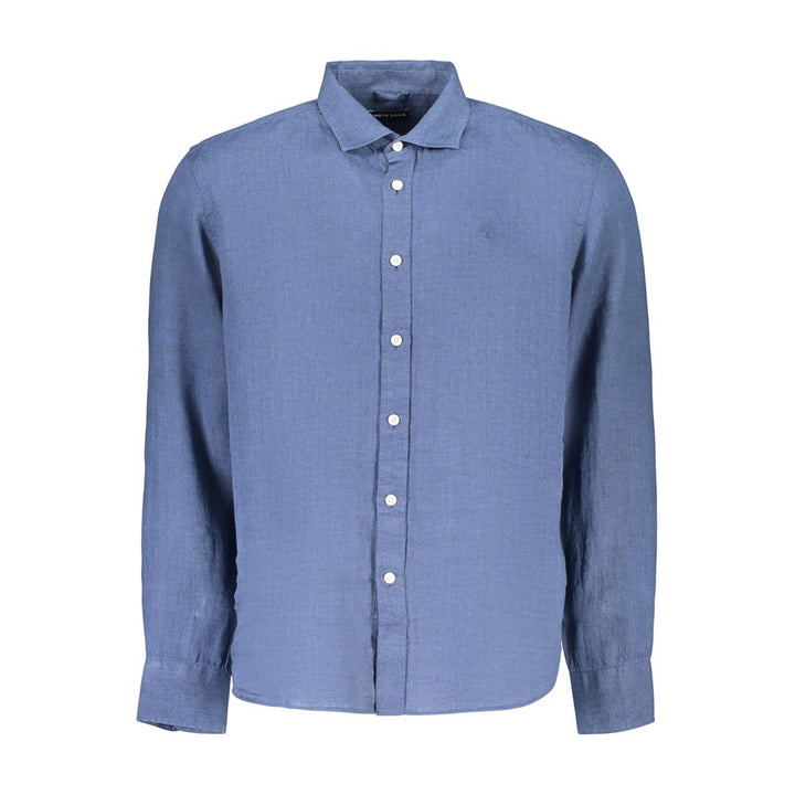 North Sails Blue Linen Men&