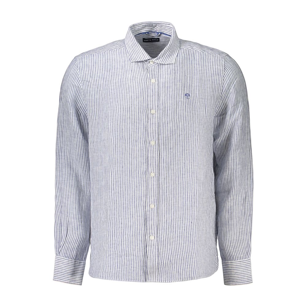 North Sails Blue Linen Men&