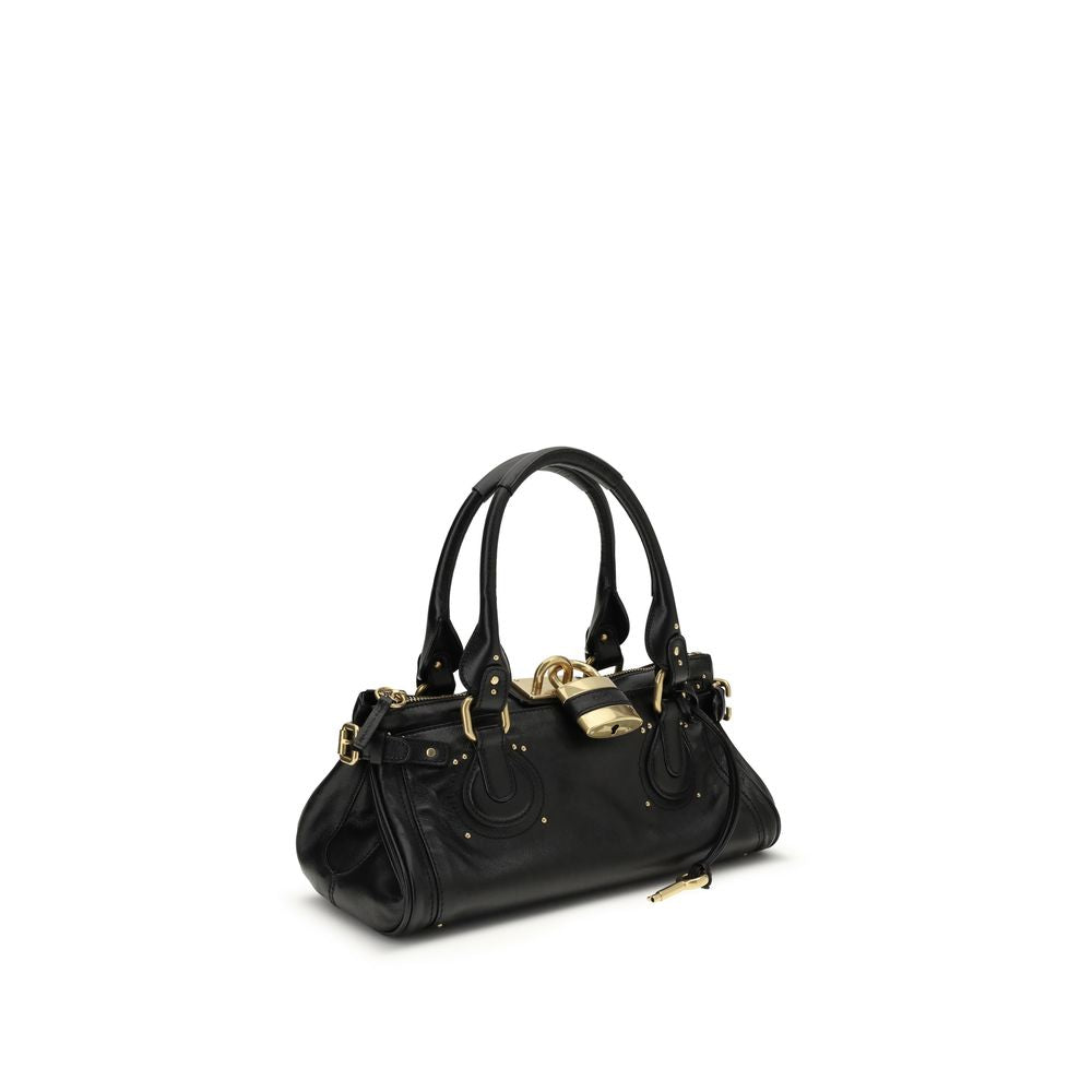 Chloé - Black Buffalo Leather Shoulder Bag