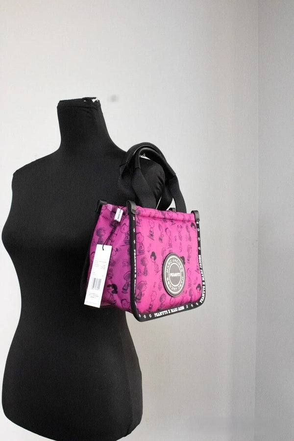 Marc Jacobs - X Peanuts Mini Fuchsia Fedora Puffy Nylon Tote Convertible Handbag