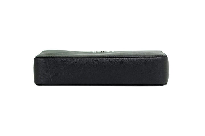 Michael Kors Jet Set Large East West Black Saffiano Leather Crossbody Handbag