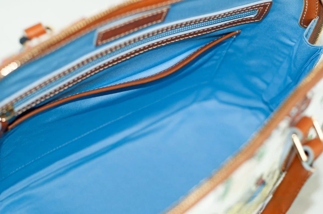 Dooney &amp; Bourke Disney Pixar Maps Satchel Crossbody Bag Purse