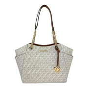 Michael Kors - Jet Set Travel Large Logo Tote Vanilla