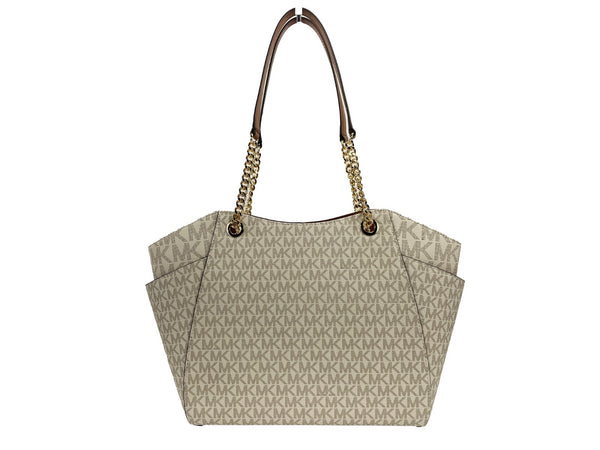 Michael Kors - Jet Set Travel Large Logo Tote Vanilla
