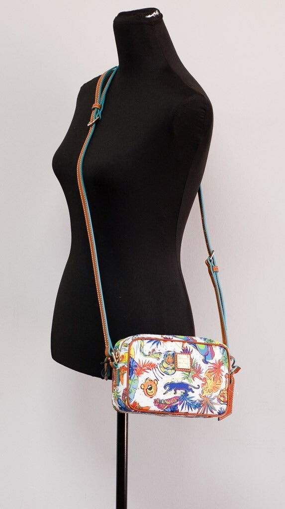 Dooney &amp; Bourke Disney Small Jungle Book Coated Cotton Crossbody Bag Handbag