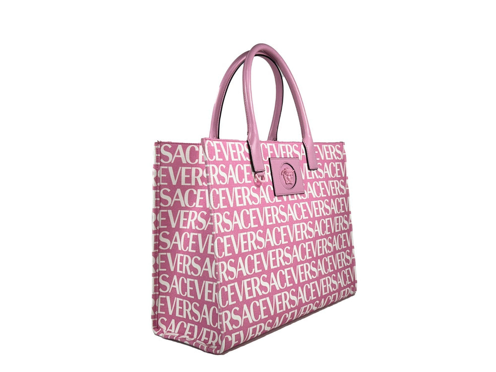 Versace - Medusa Large Canvas Tote Bag Baby Pink
