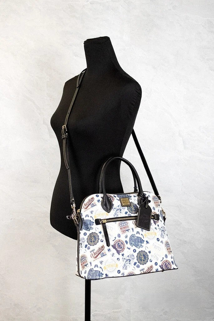 Dooney &amp; Bourke Disney Vacation Club 2022 Domed Satchel Crossbody Handbag Purse
