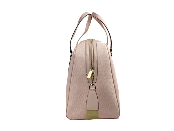 Michael Kors - Travel Extra Large Powder Blush PVC Top Zip Weekender Luggage Bag