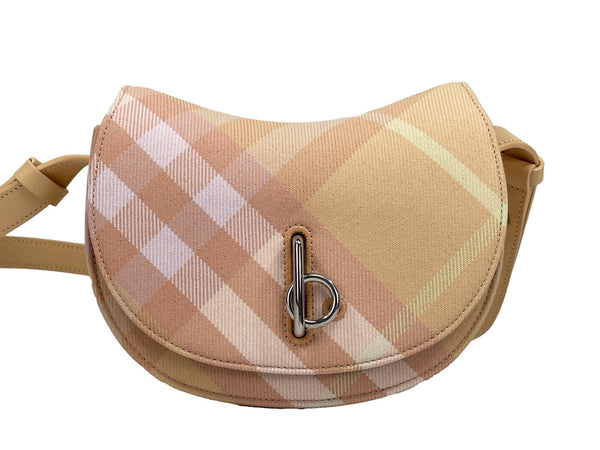 Burberry - Mini Check Rocking Horse Crossbody Bag Purse