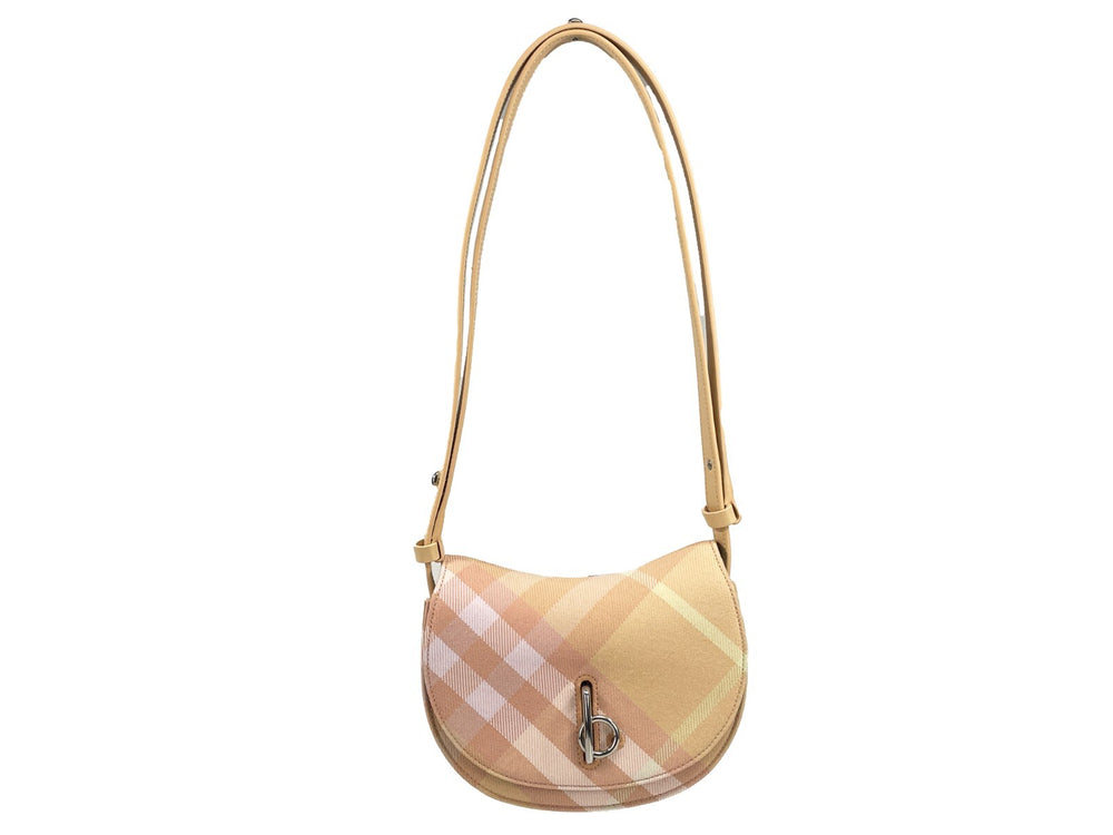 Burberry - Mini Check Rocking Horse Crossbody Bag Purse