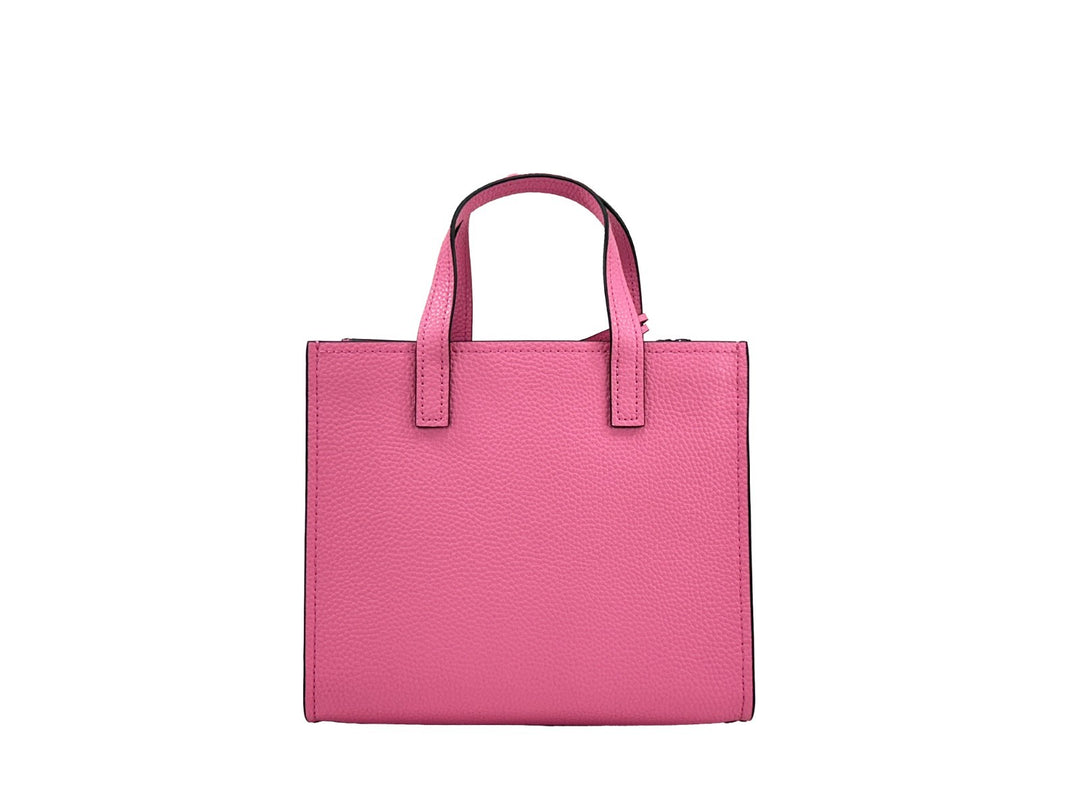 Marc Jacobs Mini Grind Pink Leather Crossbody Bag Purse