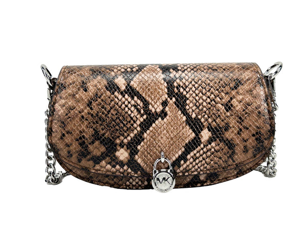 Michael Kors - Mila Small Snakeskin Messenger Crossbody Bag