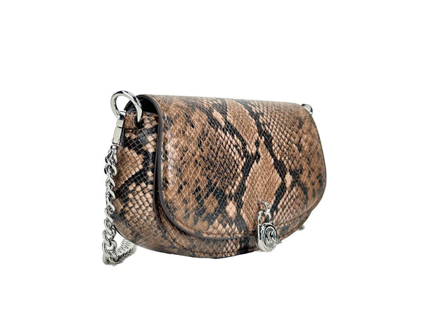 Michael Kors - Mila Small Snakeskin Messenger Crossbody Bag