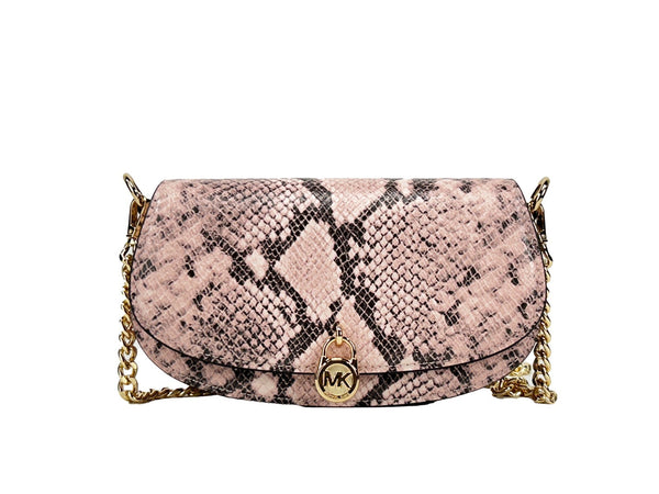 Michael Kors - Mila Small Snakeskin Messenger Crossbody Bag