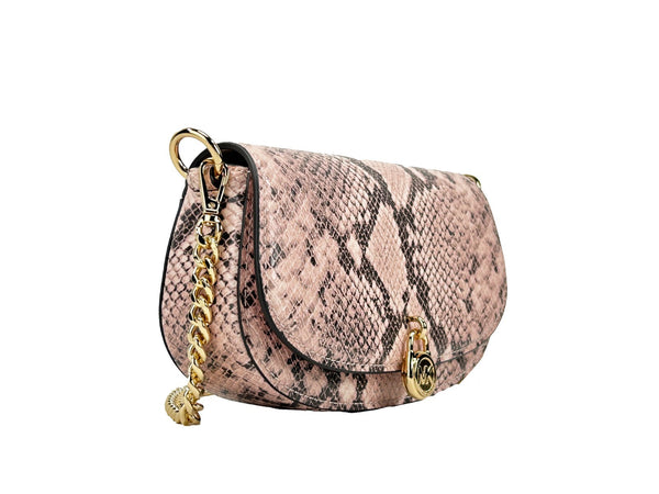 Michael Kors - Mila Small Snakeskin Messenger Crossbody Bag