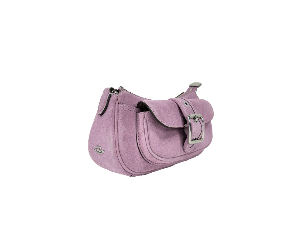 COACH - Coach Mini Ashton Suede Shoulder Bag Purse