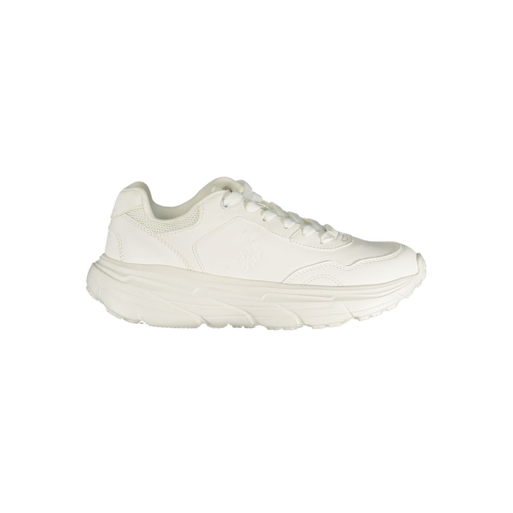 U.S. POLO ASSN. White Polyurethane Women&