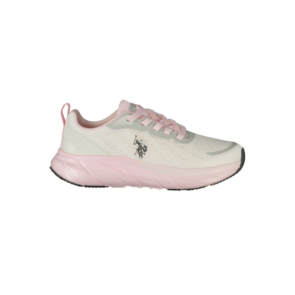 U.S. POLO ASSN. White Polyurethane Women&