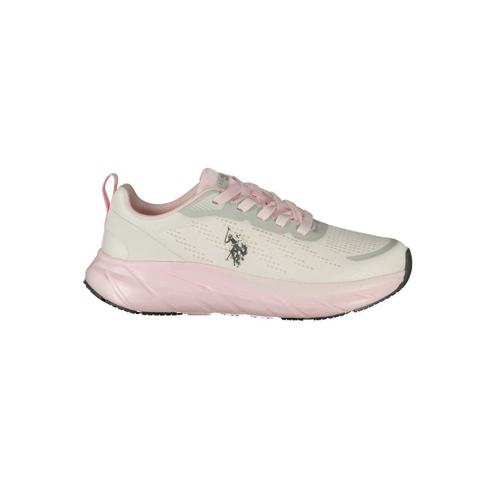 U.S. POLO ASSN. White Polyurethane Women&
