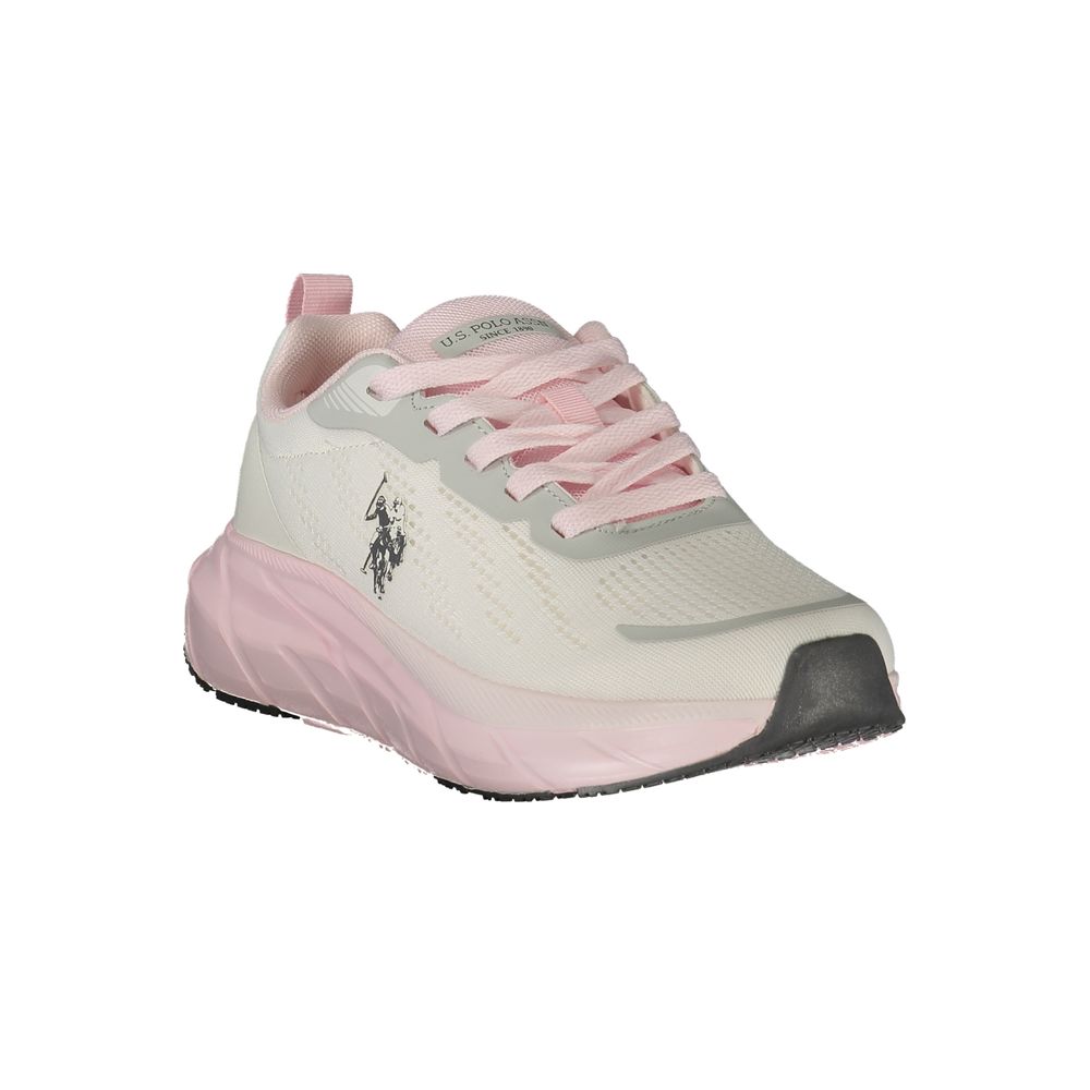 U.S. POLO ASSN. White Polyurethane Women&