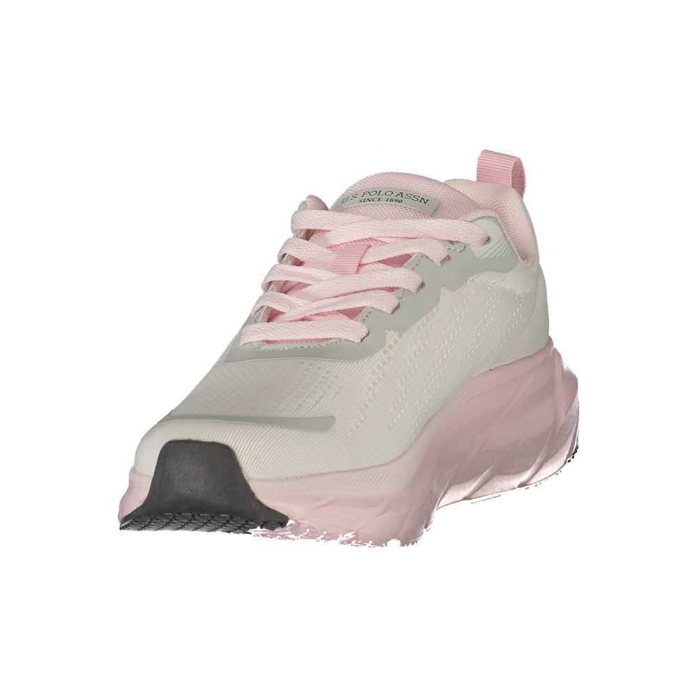 U.S. POLO ASSN. White Polyurethane Women&