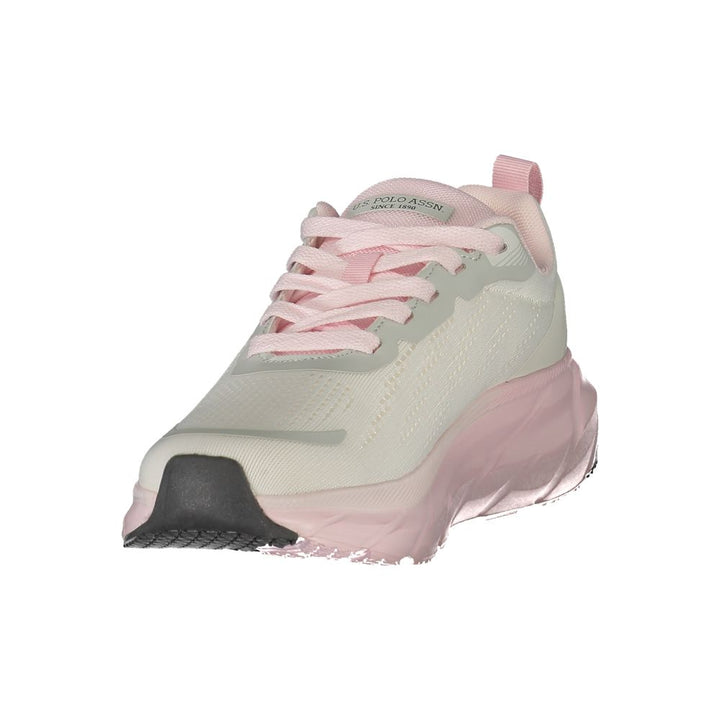 U.S. POLO ASSN. White Polyurethane Women&
