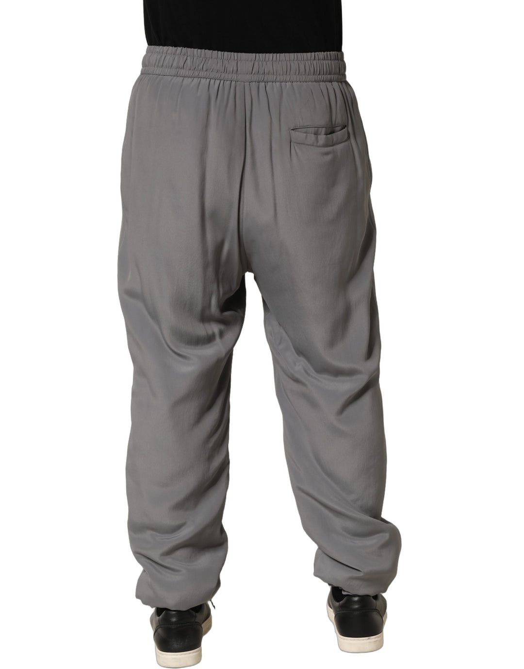 Dolce &amp; Gabbana Gray Cotton Jogger Sweatpants Trouser Pants