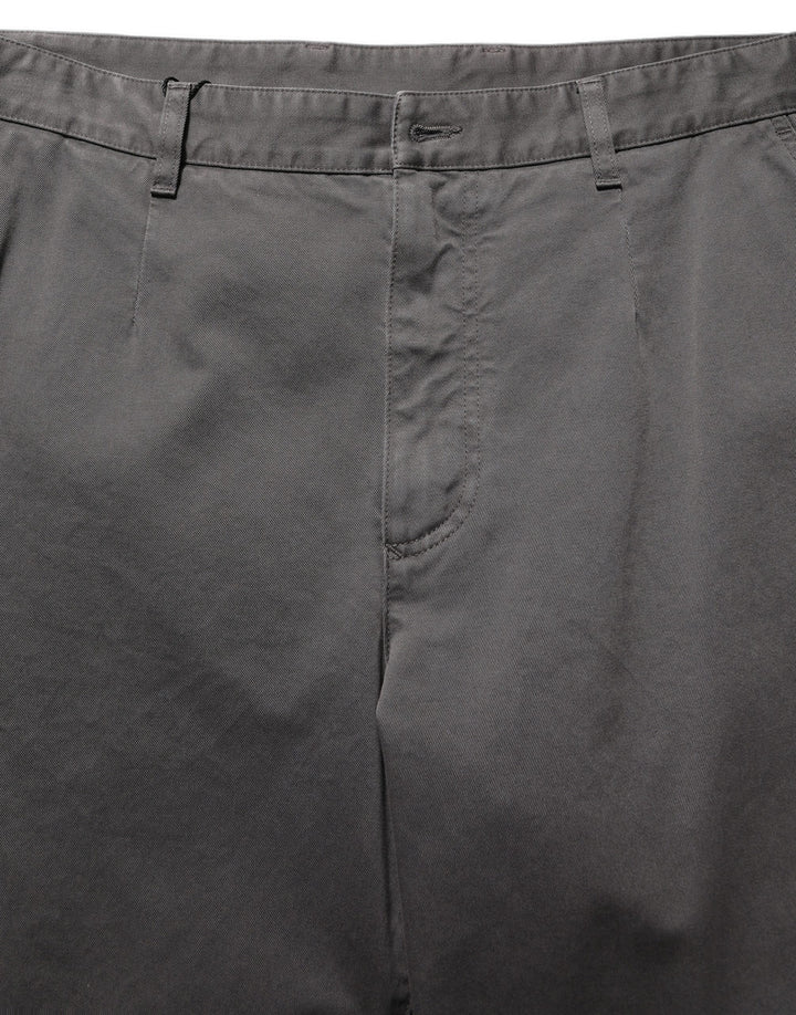 Dolce &amp; Gabbana Dark Gray MidWaist Straight Men Trouser Pants