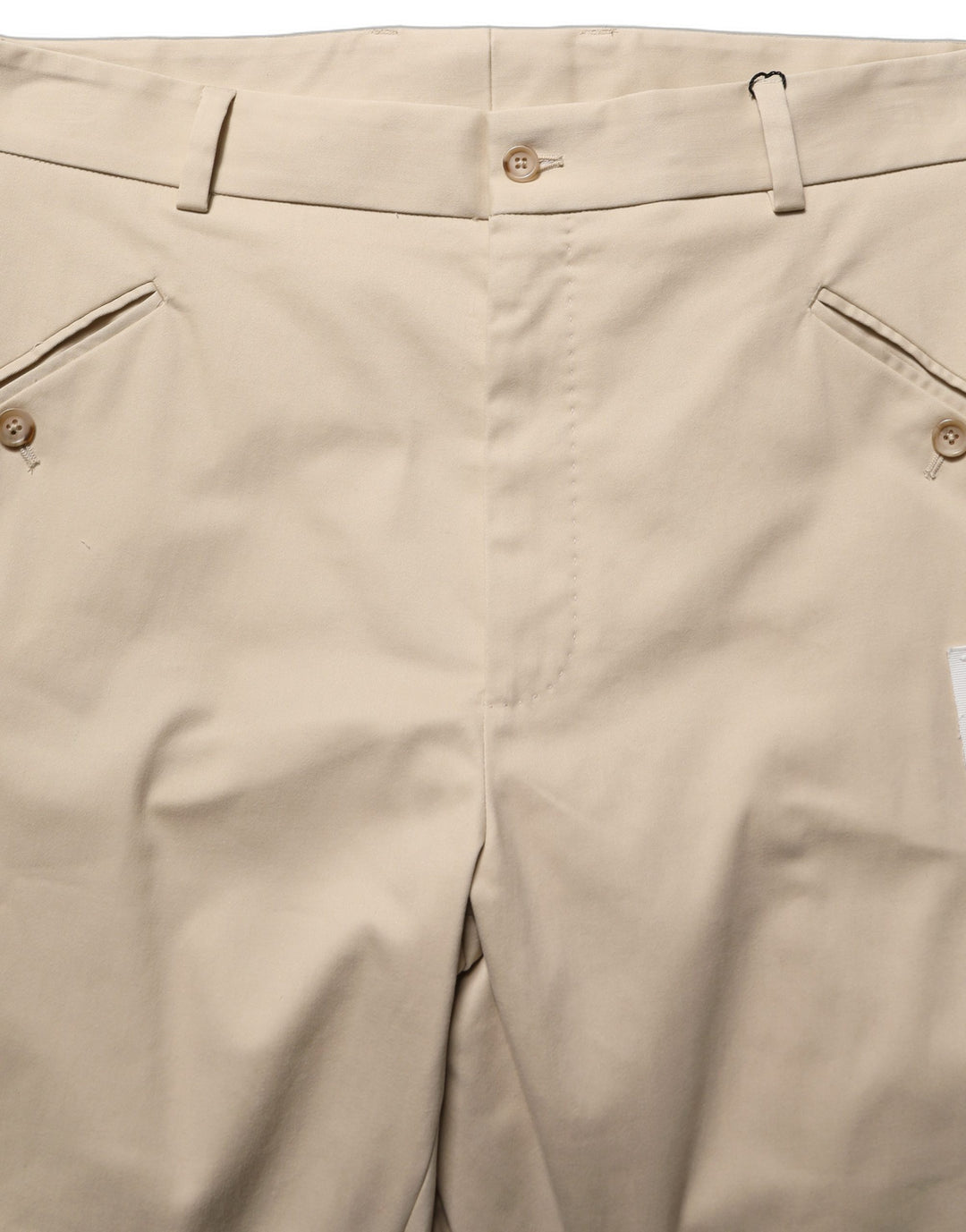 Dolce &amp; Gabbana Beige Re-Editon Mid Waist Tapered Men Pants