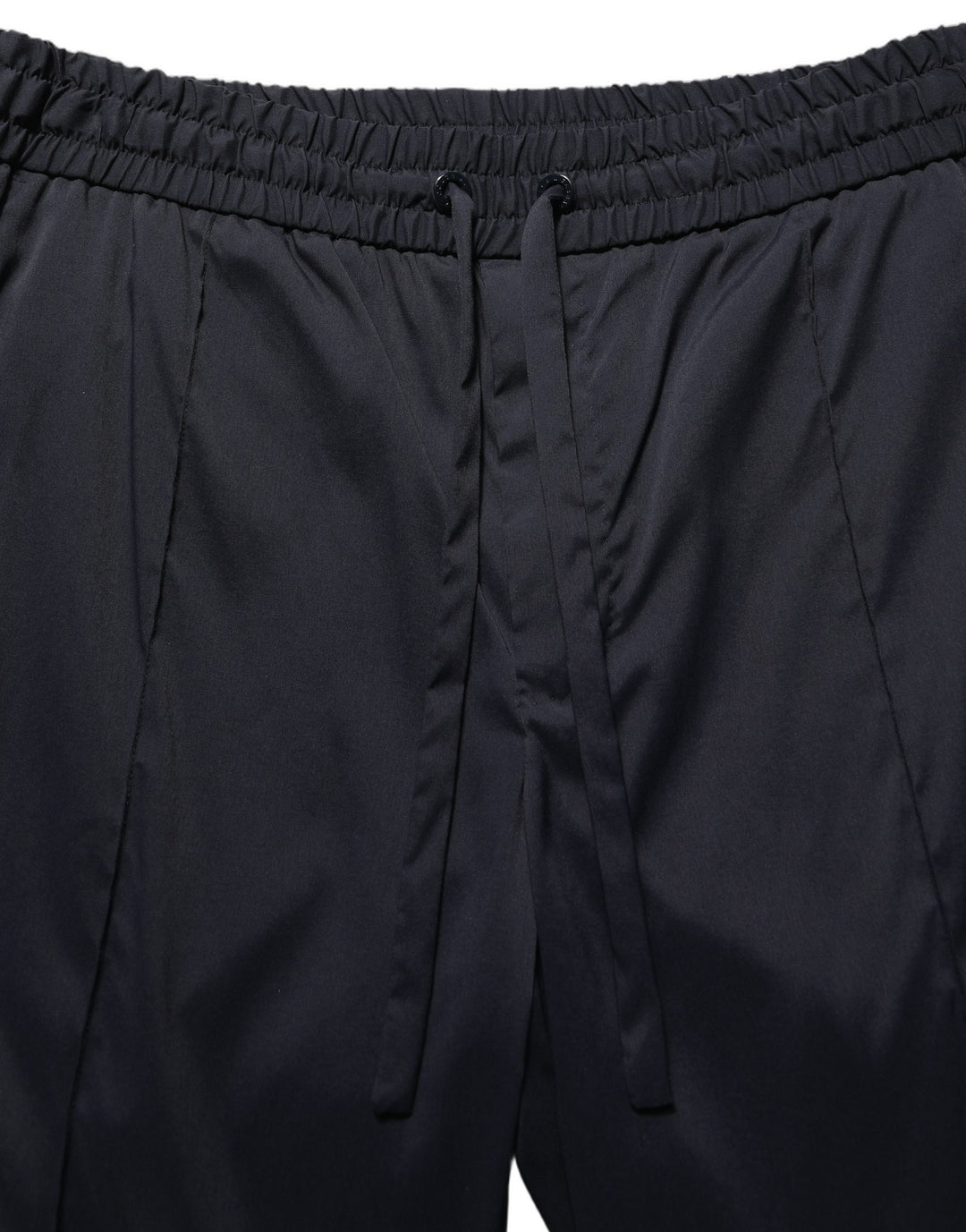 Dolce &amp; Gabbana Black Nylon Straight Jogger Sweatpants Pants