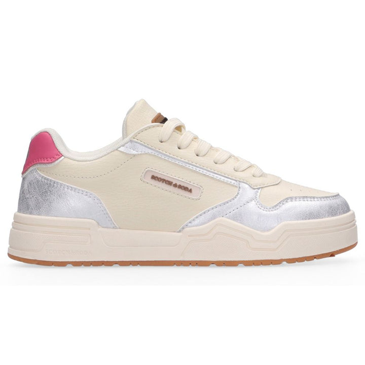 Scotch &amp; Soda Bicolor Leather Low Top Sneakers