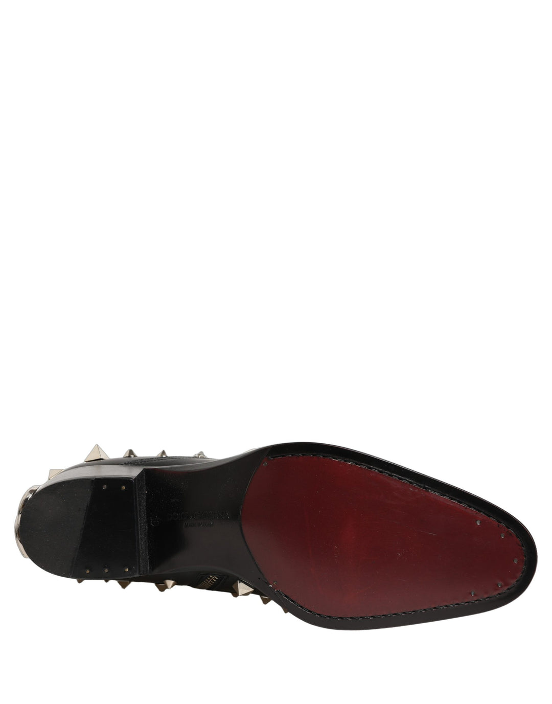Dolce &amp; Gabbana Black Crystal Embellished Short Boots Shoes