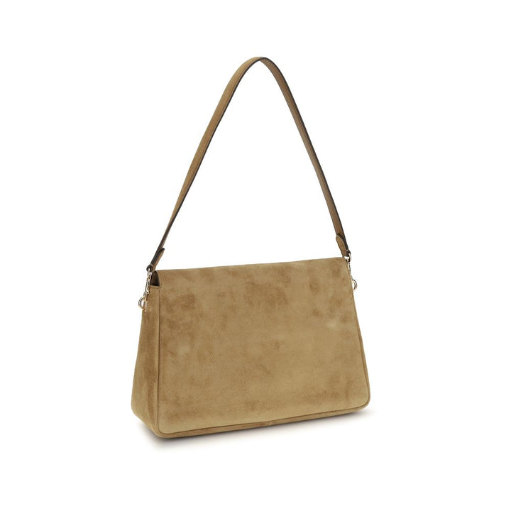 Tory Burch - Beige Calf Leather Bos Taurus Shoulder Bag