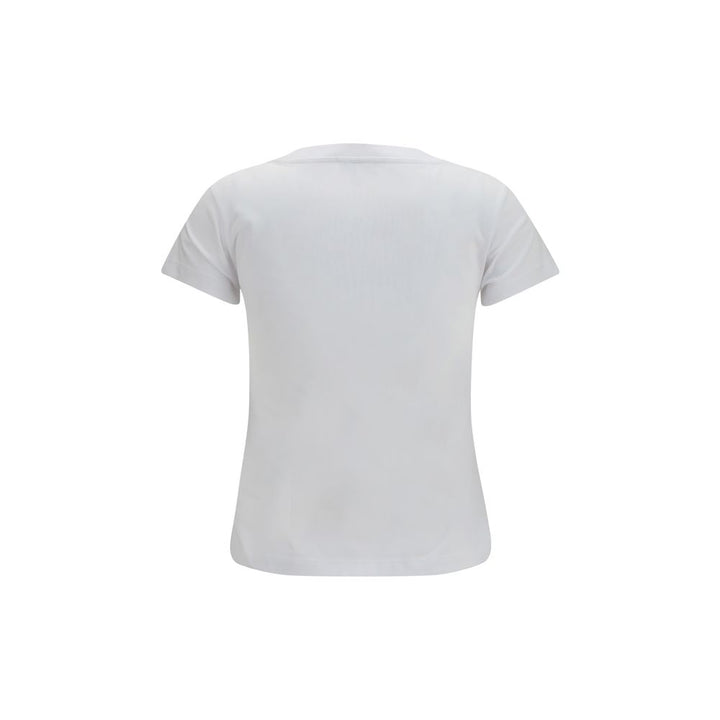 Ganni White Cotton T-Shirt
