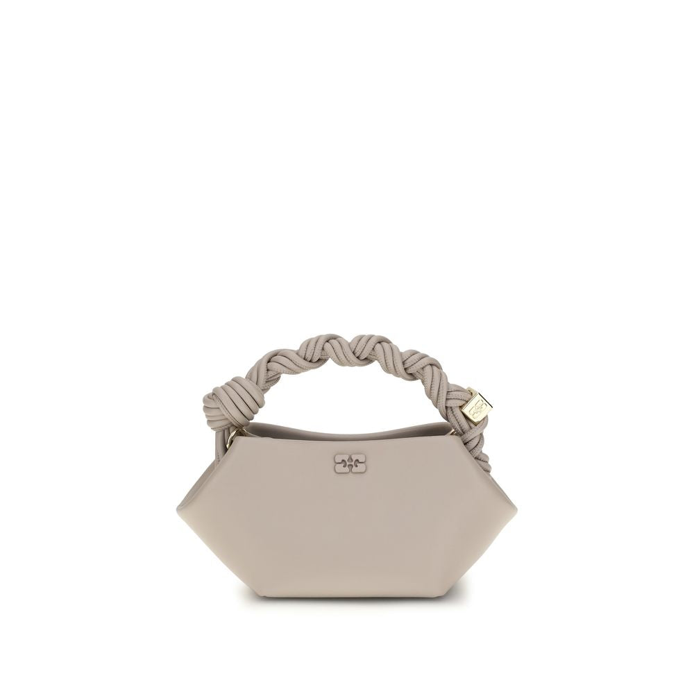 Ganni - Gray Recycled Leather Handbag