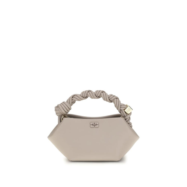 Ganni - Gray Recycled Leather Handbag