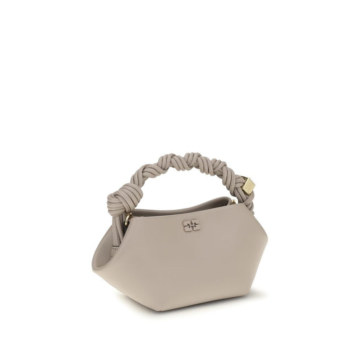 Ganni - Gray Recycled Leather Handbag