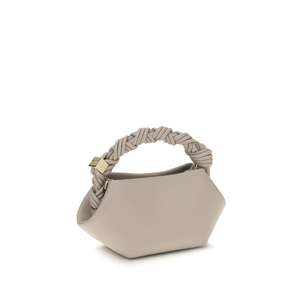 Ganni - Gray Recycled Leather Handbag