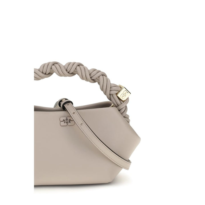 Ganni - Gray Recycled Leather Handbag