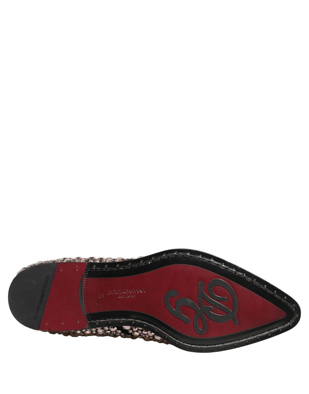 Dolce &amp; Gabbana Silver Embellished Chelsea Ankle Boots Shoes