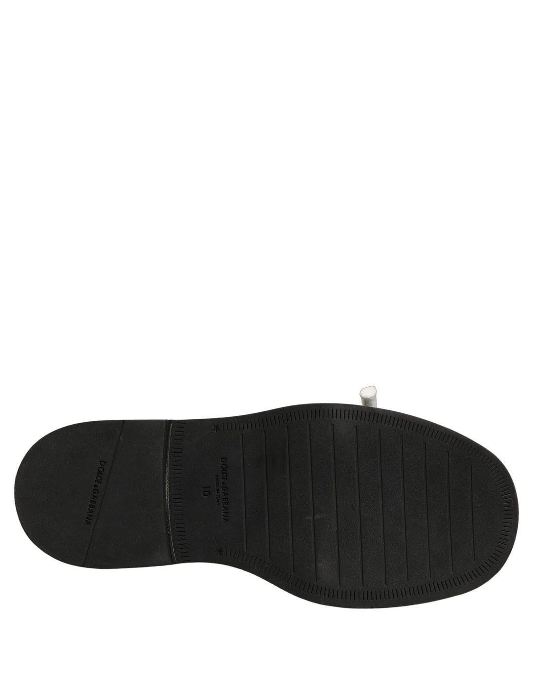 Dolce &amp; Gabbana Brown Leather Slip On Flat Sandals Men Shoes
