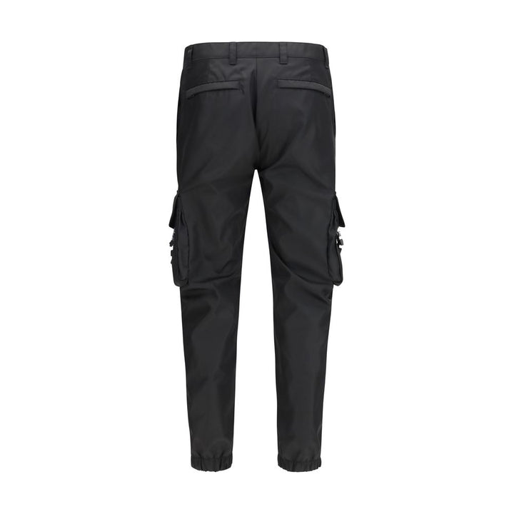 Prada Black Polyamide Cargo Pants